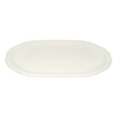 Bauscher 532283 Create 13"X8-3/5" Oval Platter, White