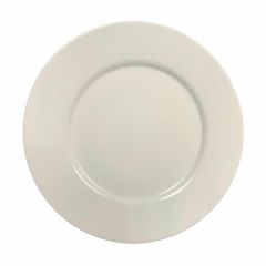 Bauscher 690029-425758 Emanata 11-3/10" Rimmed Plate, White