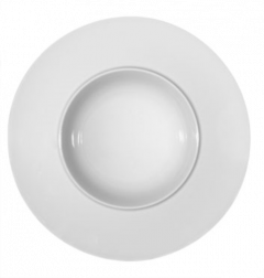 Bauscher 070724 Options 9-1/2" Compliments Plate, White