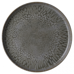 Mikasa 5308744 Raya 11" Stoneware Coupe Plate, Grey