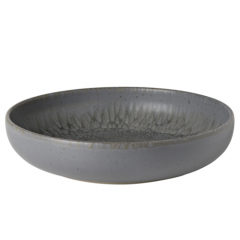 Mikasa 5308753 Raya 39oz Stoneware Coupe Bowl, Grey