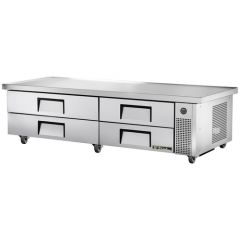 86-1/4" Refrigerated Chef Base - 4 drawers