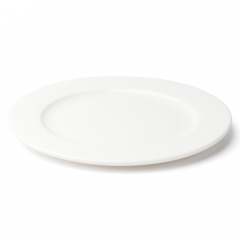 Browne Foodservice 5630110 Foundation 10.75" Wide Rim Plate, White