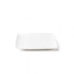 Browne Foodservice 5630189 Foundation 6.25" Square Plate, White