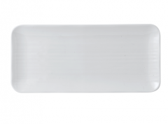 Cardinal FN885 Organic White 13-3/4"X6-1/4" Coupe Plate, White