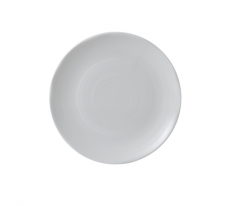 Cardinal FN879 Organic White 6-3/8" Coupe Plate, White