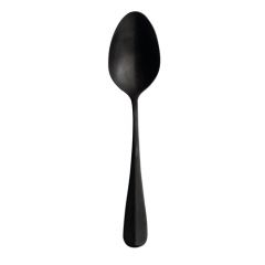 Cardinal MB245 Baguette Black 8-1/8" Table Spoon, Matte Black