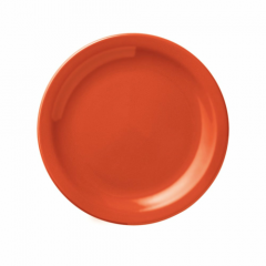 Libbey 903045910 Cantina 9" Uncarved Plate, Cayenne