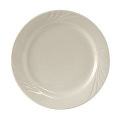 Tuxton YEA-090 Monterey 9" Eggshell Wide Rim Plate