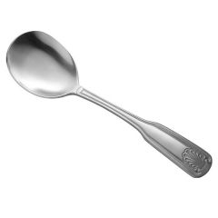 World Tableware 127 016 Coral 6-1/4" Bouillon Spoon - 18/0 Stainless