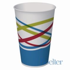 Graphic Packaging DMR-16-CHAMP 16oz Champagne Paper Cold Cup