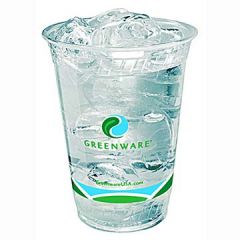 Fabri-Kal 16/18oz Plastic Cup EVERY DAY LEAF GC16S