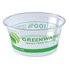 Fabri-Kal GPC200  2oz Greenware Plastic Soufflé Cup