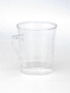 EMI Yoshi EMI-REM8C Resposables 8 oz Clear Plastic Coffee Mug