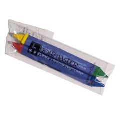 Hoffmaster 120813 Double-Sided Triangular Crayons, Pack/2