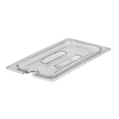 Cambro 30CWCHN135 Camwear 1/3 Size Food Pan Cover w/ Spoon Notch