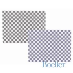 Fischer Paper Products 1621 Basket Liner 12"x12", Black/White