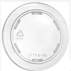 Graphic Packaging LFTFA-16 Flat Plastic Lid for 6-16oz Food Container