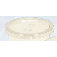 Empress EPCLID1 Plastic Lid for 3/4 & 1oz Soufflé Cups, Clear