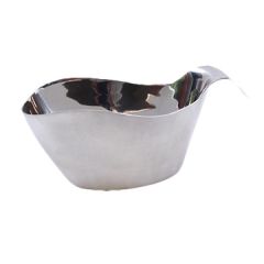 Tablecraft 985 Sauce/Gravy Boat 5oz Stack Brushed Stainless
