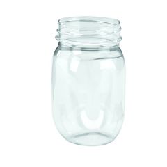 WNA RESMSJAR16 Reserv 16 oz Plastic Mason Jar Glass