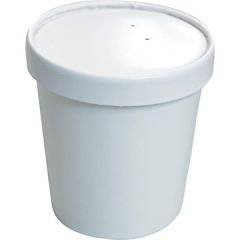 Dart KHSB12A-2050 Flexstyle 12 Oz. Paper Food Container with Vented Lid