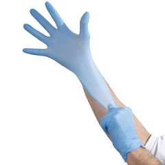 FoodHandler 103-214-GPB JobSelect Medium Nitrile Gloves, Blue