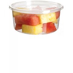 Eco-Products EP-RDP12 12oz Compostable Plastic Deli Container, Clear