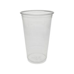 Pactiv YP24CA 24oz Recycled Plastic Cold Cup, Clear