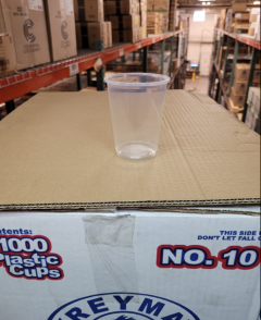 Guy & O'Neill VP10 10oz Plastic Cup, Clear