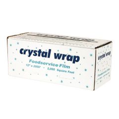 Anchor Packaging 7301235 Crystal Wrap 12''X2000' Foodservice Film w/ Cutter