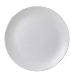 Cardinal FN876 Organic White 11-5/8" Coupe Plate, White