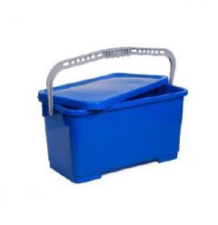NuFiber SB6BLU Pre-Treat Bucket w/ Lid, 6 Gallon, Blue