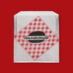 Fischer Paper Products 801 Paper/Foil 'Hamburger' Bag
