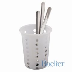 Boelter Poly White Flatware Cylinder