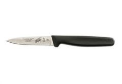 Boelter CTP-08 3-1/2'' Paring Knife w/ Black Handle, Set of 3