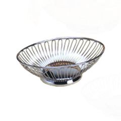 American Metalcraft OBS69 9" x 5 7/8" Stainless Steel Oval Basket