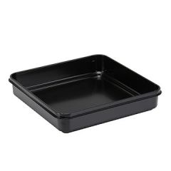 Anchor Packaging 4028218 Black Executive Meal Container- 10.20"x10.25"
