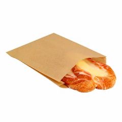 Bagcraft 300100 EcoCraft Grease-Resistant Sandwich Bag, Paper, 6-1/2" x 8", Natural