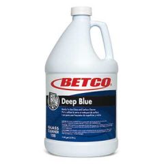 Betco 1080400 Deep Blue Ammoniated Glass Cleaner RTU - 1 Gal/Bottle