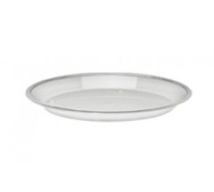 Cal-Mil 315-10-12 Turn N Serve 10x1 Clear Acrylic Round Shallow Tray