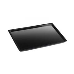 Cal-Mil 325-18-13 18x26x1 Black Acrylic Shallow Display Tray