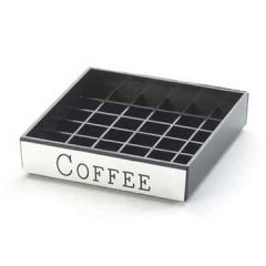 Cal-Mil Coffee 4x4 Square Engraved Drip Tray