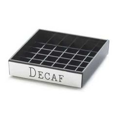 Cal-Mil Decaf 4x4 Square Engraved Drip Tray