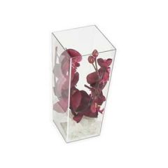 Cal-Mil 879-12 12" H Square Acrylic Accent Tower