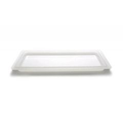 Cambro 1218CP148 Poly White Flat Cover for 12"x 18" Food Box
