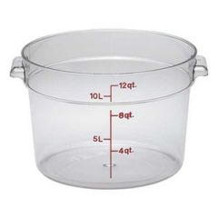 Cambro RFSCW12135 Camwear 12 qt Round Storage Container
