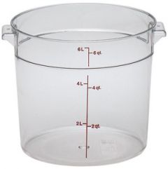 Cambro RFSCW6135 Camwear 6 qt Round Storage Container