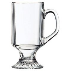 Cardinal 53403 Arcoroc 10 oz Glass Footed Irish Coffee Mug