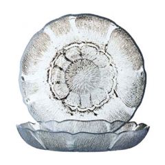 Cardinal J0226 Arcoroc Fleur 8" Deep Glass Salad Plate